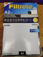 3M Filtrete Premium Allergen & Ultrafine Particles TRUE HEPA Filter - White 