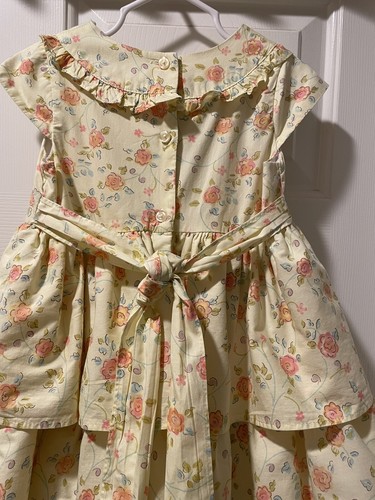 Vestido de fiesta completo con volantes en capas Laura Ashley para niñas talla 4T - Imagen 4 de 24