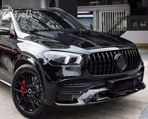 Glossy Black Car Front Bumper Grille Replace For Mercedes Benz GLE W167 2024-25 - Picture 10 of 10