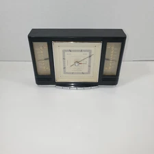 Vintage Airguide Fee Stemwedel BAROMETER Weather Station Bakelite Chrome Deco