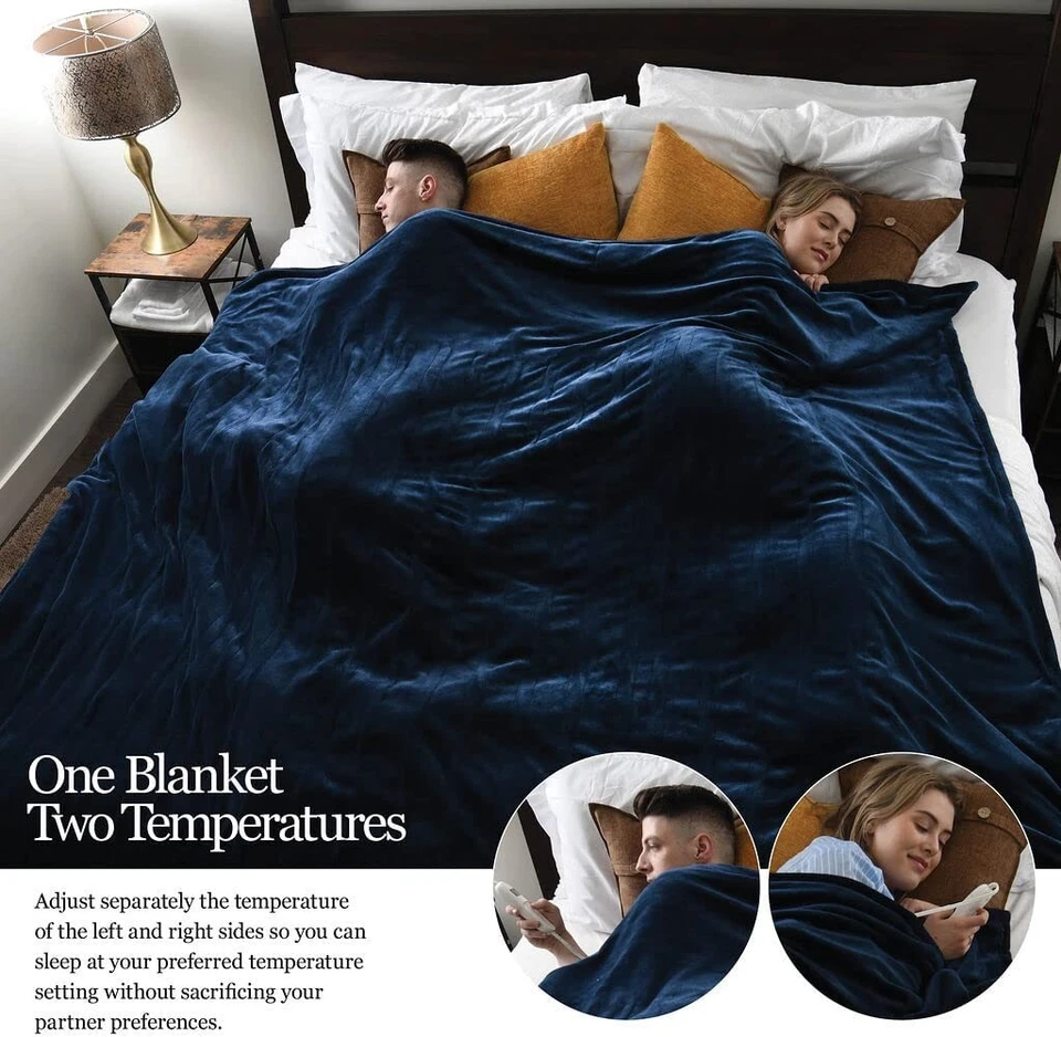 Electric Heated Blanket 84x90 with 10 Heat Settings and Auto Shut-Off - Image 2 of 4
