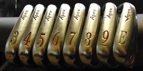 Set of 8 Ben Hogan Apex 50th Anniversary 1953/2003 Irons 3-PW Stiff Steel Shafts - Picture 4 of 7