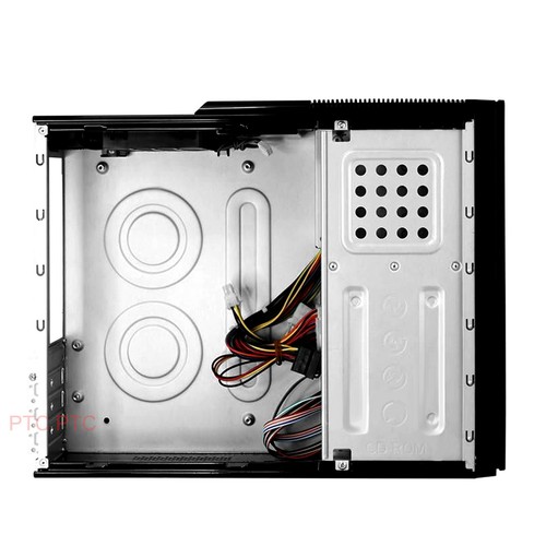 Upright/ Horizontal Micro ATX Mini-ITX SFX S612 slim PC Computer case 400W PSU - Picture 9 of 11
