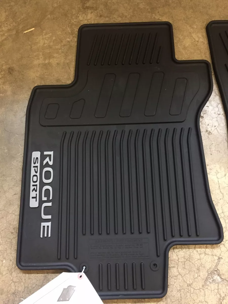 NEW OEM 2017 2022 ROGUE SPORT 4 PC ALL WEATHER RUBBER FLOOR MATS