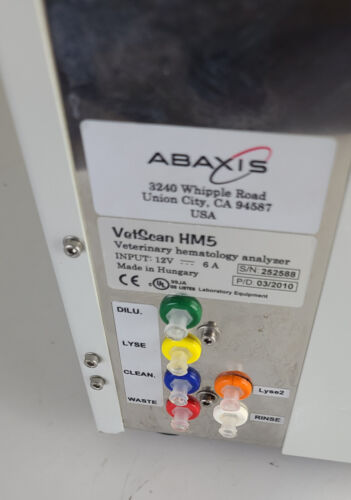 Abaxis Vetscan HM5 Hematology Analyzer - Picture 8 of 14