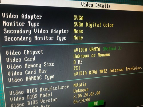 Video Card Nvidia Vanta-LT AGP 8Mb =TESTED= - Picture 2 of 5