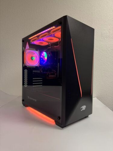 Computer desktop gaming ARGB i7 PC 32 GB RAM 1 TB SSD AMD RX580 W11P costruzione personalizzata - Foto 17 di 22
