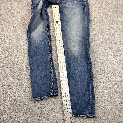 BKE Jake Straight Leg Mens 32L Blue Stretch Low Rise 5-Pocket (31x32.5) Cowboy - Picture 8 of 11