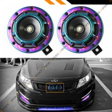 NEO CHROME 12V ELECTRIC COMPACT BLAST LOUD HI-LOW GRILL MOUNT HORN FOR HONDA