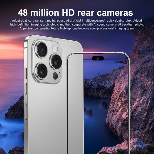 Nuevo Smartphone I16 Pro Max 6.8" HD Global Desbloqueado Android 8+512GB Doble SIM Regalo - Imagen 6 de 24