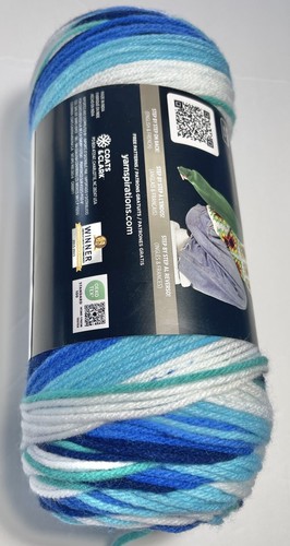 RED HEART GRANNY SQUARE YARN. 1 Pk. SOFT WHITE/ FRIGID. I combine ship - Picture 3 of 4