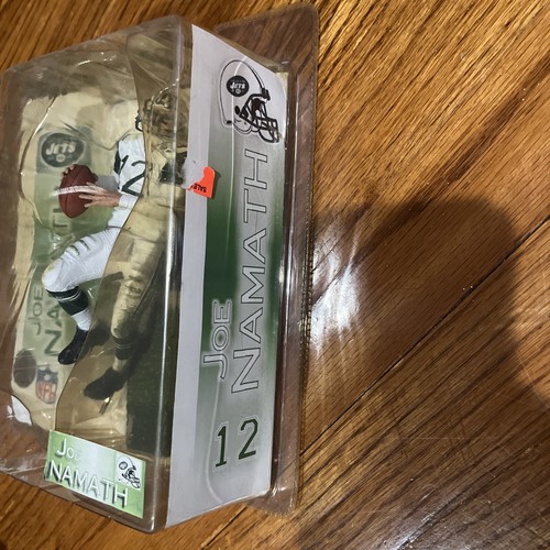 NFL Custom McFarlane Joe Namath NY Jets Figurine In Package White Jersey - Picture 7 of 8