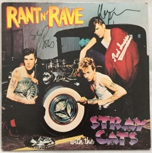 Autographed Signed Stray Cats Rant N Rave With The Stray Cats