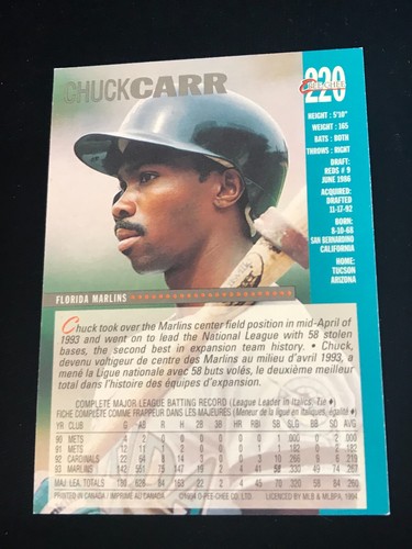 1994 O-Pee-Chee Baseball - - - Pick A Card -#1 - #268 - Picture 354 of 442