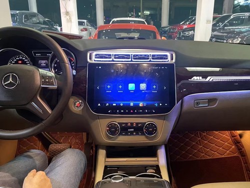 Autoradio GPS Voiture Navigation Android 13.3" pour Mercedes Benz ML GL 2012-2015 - Photo 5/16