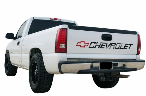 CHEVY Decals CHEVROLET Vinyl Sticker Silverado 1500 Bed Tailgate Letters 454 SS - Picture 4 of 9