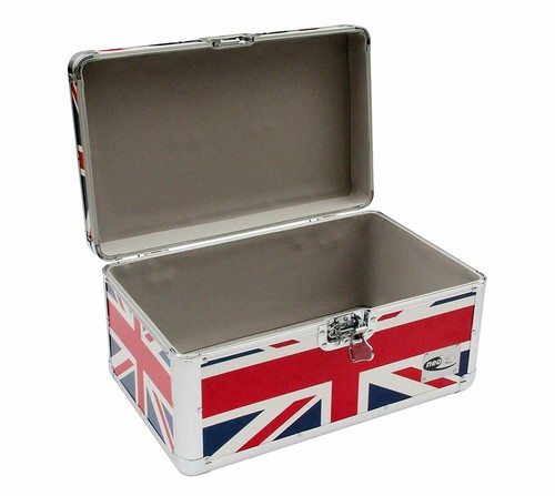 1 NEO UNION JACK Aufbewahrung DJ Flug Tragetasche für 200 Singles 45 Vinyl 7 Zoll Schallplatte - Bild 3 von 3