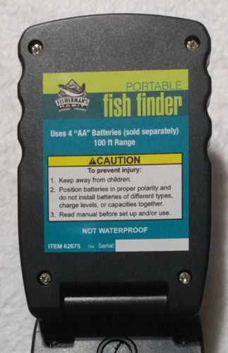 Portable Fish Finder Fisherman's Habit Fishing Locator Base Unit Replacement - Picture 6 of 8