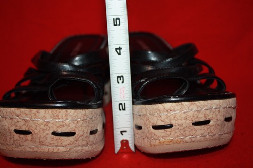 JANE C Slide Women's Sandals Black Color Size 8 - Picture 5 of 12