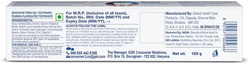 Sensodyne Sensitive Toothpaste - Fresh Gel, 5.29oz (150g) (Pack of 6) - Picture 2 of 6