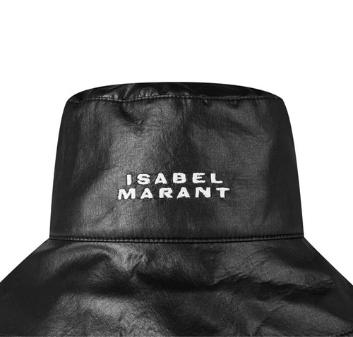 SOMBRERO CUBO ISABEL MARANT MUJER LOIENA BORDADO LOGO CU002XFAA3C12A01BK - Imagen 4 de 4