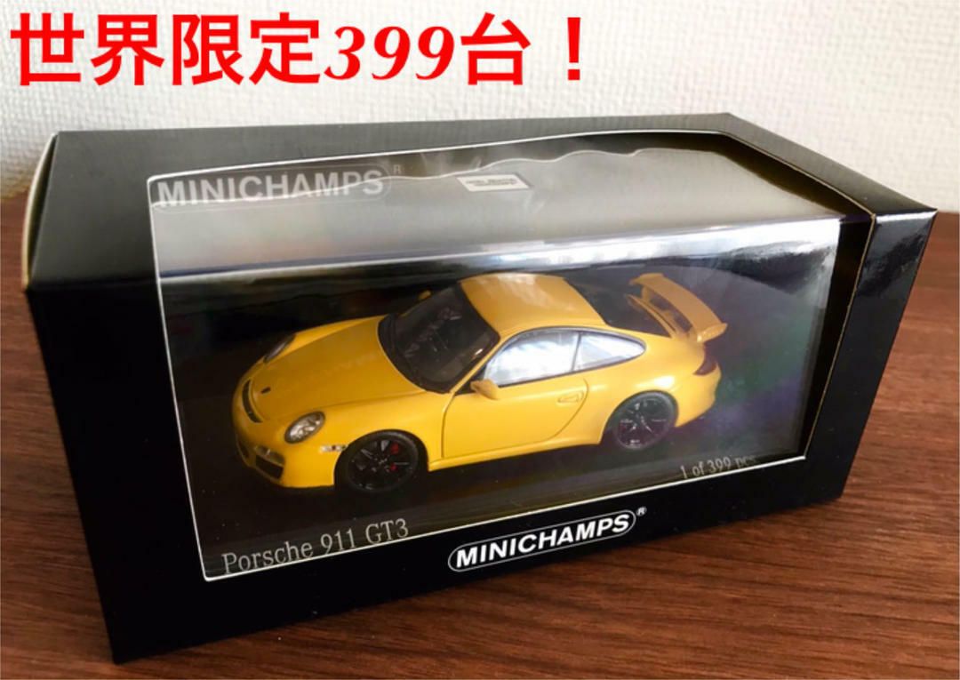 Limited 399 unidades Minichamps Porsche World 911 GT3 2009 Amarillo Limited 399 unidades Minichamps Porsche World 911 GT3 2009 Amarillo
