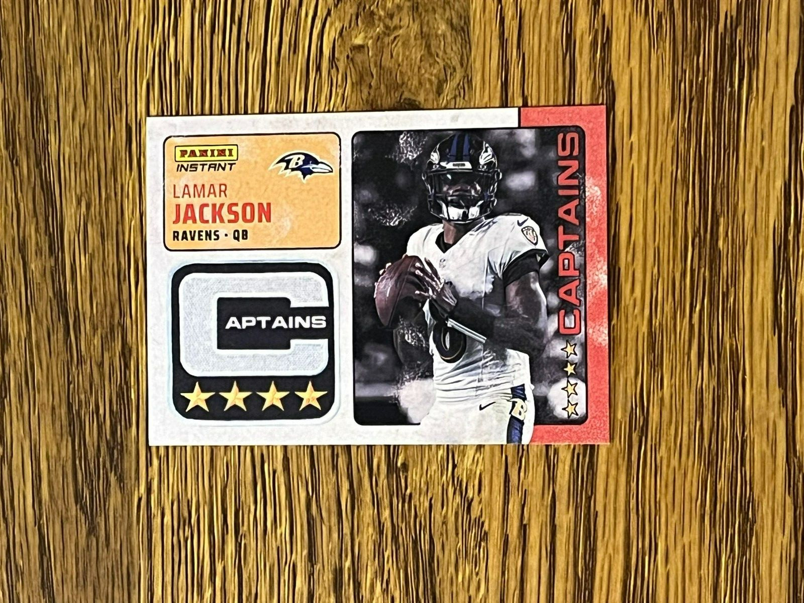 2024 Panini Instant NFL Captains #3 Lamar Jackson