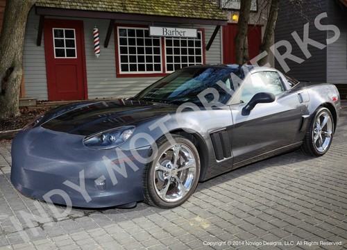 C6 CORVETTE GRAND SPORT ZO6 ZR1 NOVISTRETCH FRONT BRA HIGH TECH STRETCH MASK - Picture 3 of 8