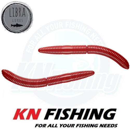 LIBRA LURES FATTY D'WORM 75 Silicon Lures Amino Boosted 75mm 8pcs - Picture 10 of 10