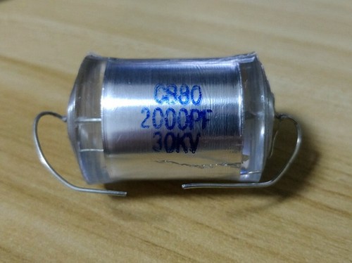 1 pieza Película Condensador de alto voltaje CB80 30KV 390PF-3000PF para Marx HV Ham Audio - Imagen 2 de 5