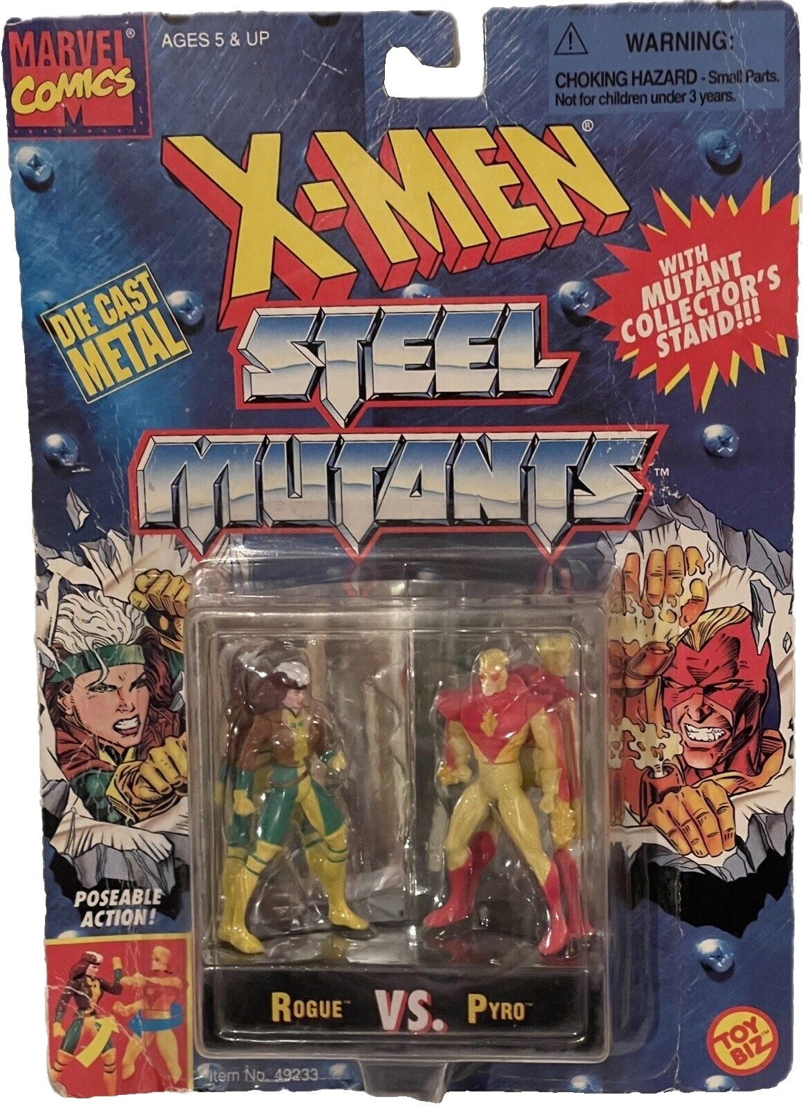 Figuras de acción de metal Rogue y accesorios