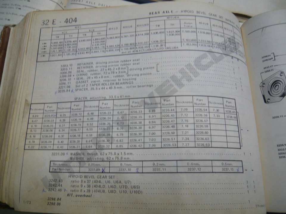 Peugeot 404 -504 Rodamientos de Bolas, Juego de Rodamientos de Bolas para Diferencial Timken - 3221.06 Foto 3 de 4