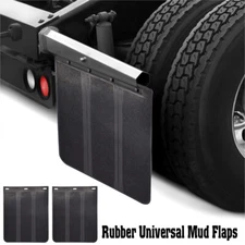 HEAVY DUTY RUBBER Mud Flaps Splash Guards Car Truck Pickup Universal Body Fender
