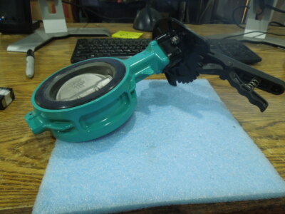 Tomoe Model: 700Z-1J Aluminum Rubber Lined Butterfly Valve Tomoe Model: 700Z-1J Aluminum Rubber Lined Butterfly Valve