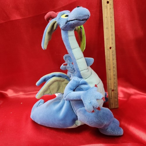 1998 Quest For Camelot Warner Bros Devon & Cornwall Two Headed Dragon 10” Plush - Picture 9 of 13
