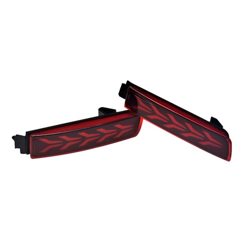 LED Red Rear Fog&Brake Taillight Bumper Reflector Lights For Nissan Terra - Imagen 2 de 6