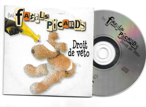 LES FATALS PICARDS : DROIT DE VETO 🞴 RARE ALBUM PROMO CD 🞴 17 TITRES