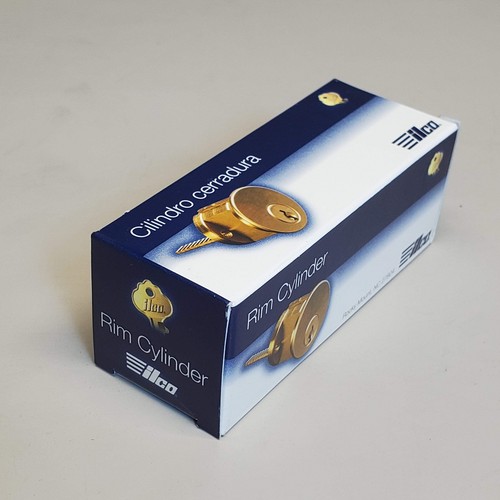 ILCO Brass Keyway Rim Cylinders 1-1/8" Length Conventional Core 7075SC10-26D-426 - Picture 3 of 4
