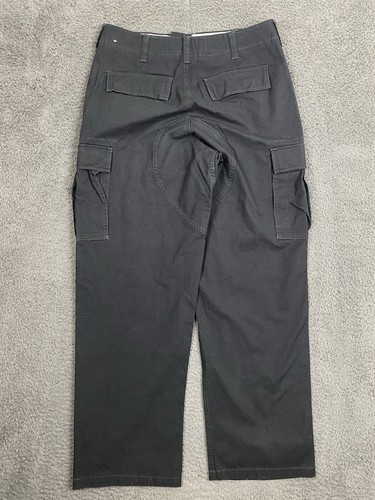 Pantalones cargo Nike SB Kearny para hombre M 32x30 negros Ripstop holgados con cordón elástico - Imagen 2 de 9