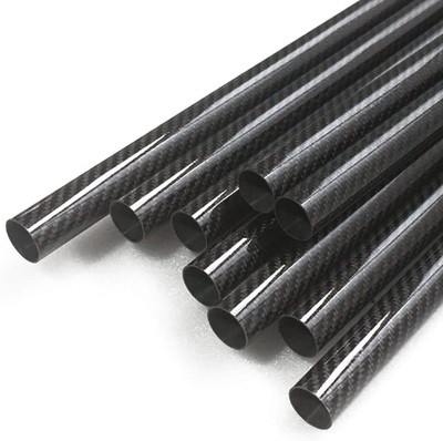 2PC Roll Wrapped Carbon Fiber Tube Glossy Surface 8mm 10mm 12m 14mm 16mm 18mm...