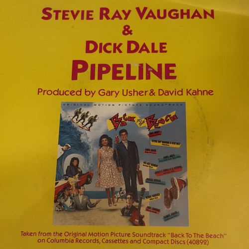 STEVIE RAY VAUGHAN & DICK DALE PIPELINE  7" vinyl 45 rpm W/ PICTURE SLEEVE - Imagen 2 de 4