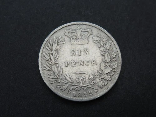 1852 Victoria Sixpence — photo from the most recent tracked eBay sale