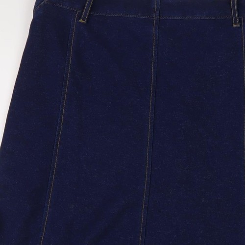 Cotton Traders Women's Blue A-Line Denim Skirt Size 20 - Picture 10 of 12