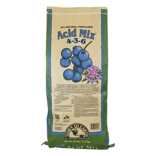 Down To Earth Organic Acid 4-3-6 All-Natural Fertilizer Mix, 25 lb