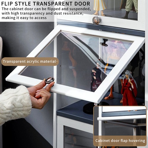 Minifigures Display Case Figure Model Toy Bamboo Display Storage Cabinet Case US - Picture 4 of 24