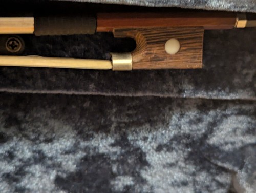 Violín Vangoa hecho a mano 1/2 medio tamaño violín de iniciación, reposahombros, arco, etc. - Imagen 5 de 15