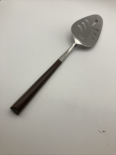 Woodwind Japan MCM Vintage Stainless Steel & Wood Look Handled Cake Server NIB - Picture 9 of 18