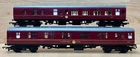 Triang 'OO' Gauge Pair of British Rail Maroon Coaches.