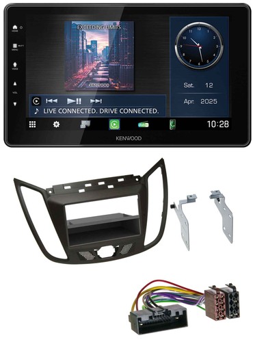 Kenwood MP3 Bluetooth USB DAB Autoradio für Ford C-Max / Kuga - dunkelbraun - Bild 1 von 9