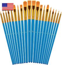 Paint Brushes Set for Acrylic Painting, 20 Pcs Oil Watercolor Acrylic Paint Brus